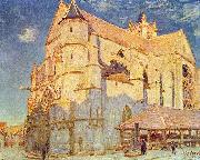 Alfred Sisley Kirche von Moret oil